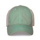 aerial view a azul/tan merrimack hat co.(tm) austin vintage trucker, image 1 of 5