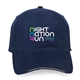 aerial view a navy merrimack hat co.(tm)neo recycled performance cap, image 1 of 5