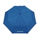 aerial view a royal blue elements 43 recycled manual folding umbrella, image 1 of 7