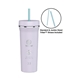 aerial view a vivacity purple takeya(r) 32 oz straw tumbler - laser, standard, image 2 of 3