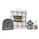 aerial view a group of all bundled up gift set, image 4 of 5