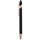 aerial view a black ellipse softy rose gold classic w / stylus, image 1 of 2