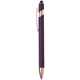 aerial view a dark purple 2119 ellipse softy rose gold classic w / stylus, image 1 of 2