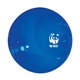 a translucent blue fun 12- inch vinyl beach ball