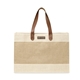 aerial view a natural out of the woods(r) jute market tote, image 1 of 6