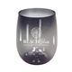 a smoke 12 oz recycled stemless wine glass