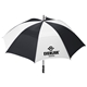 a black ergonomic grip 60 windproof umbrella