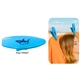 a blue surfboard towel clip