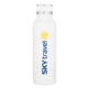 aerial view a matte white 20 oz h2go juno - matte white, image 1 of 8