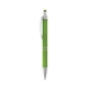 aerial view a lime palette soft touch ballpoint pen / stylus, image 1 of 3