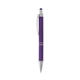 aerial view a purple palette soft touch ballpoint pen / stylus, image 1 of 3