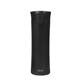 aerial view a black perka(r) marion 20 oz double wall recycled stainless steel tumbler, image 1 of 6