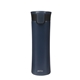 aerial view a navy perka(r) marion 20 oz double wall recycled stainless steel tumbler, image 1 of 6