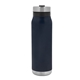 aerial view a navy glisky 20 oz double wall vacuum insulated water bottle, image 1 of 6