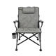 aerial view a grey icool(r) twin peaks portable camping chair, image 1 of 6