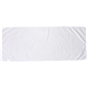 aerial view a white multi functional cooling dry cloth, image 1 of 2