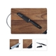 a group of gordon acacia wood cutting board knife set