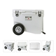 a group of rovr(r) rollr(r) 60qt wheeled hard cooler