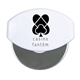 aerial view a white the worlds best gourmet pizza cutter(r), image 1 of 2