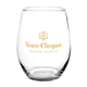 aerial view a clear enjoy 21 oz arc stemless wine glass, image 1 of 2
