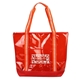aerial view a red anaheim clear tote, image 1 of 2