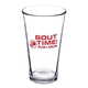 aerial view a clear pub crawl 16 oz libbey pint glasses, image 1 of 2