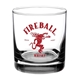 aerial view a clear double neat 9.5 oz heavy base whiskey glass, image 1 of 2