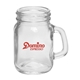 aerial view a clear handcrafted 4.5 oz mason jar sampler glass, image 1 of 2