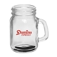 aerial view a black handcrafted 4.5 oz mason jar sampler glass, image 1 of 2