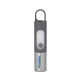 aerial view a gunmetal trek telescoping flashlight, image 1 of 2