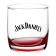 aerial view a red smooth 10 oz monterrey whiskey glass, image 1 of 2