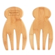 a natural bamboo salad hands