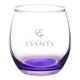 aerial view a purple vino 11.5 oz mikonos stemless wine glass, image 1 of 2