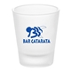 a clear frosty 1.75 oz frosted shot glass
