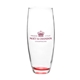 aerial view a red bubbly 9 oz arc perfection cachet stemless champagne flute, image 1 of 2