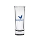 aerial view a blue paloma 2 oz clear cordial shooter shot glass, image 1 of 2