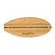 aerial view a natural lil surfer bamboo cutting board, image 1 of 2
