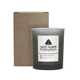 aerial view a kraft box & frosted charcoal jar & lemon verbena candle scent zen niva frosted candle, image 1 of 2