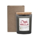 aerial view a kraft box & frosted charcoal jar & lemon verbena candle scent zen niva frosted candle with cork lid, image 1 of 2