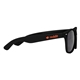 aerial view a black eco - friendly rpet sunglasses, image 1 of 2