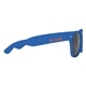 aerial view a blue eco - friendly rpet sunglasses, image 1 of 2
