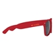 aerial view a red eco - friendly rpet sunglasses, image 1 of 2