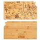 aerial view a kansas u.s. destination bamboo cutting and serving boards, image 1 of 2