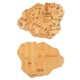 aerial view a kauai u.s. destination bamboo cutting and serving boards, image 1 of 2