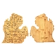 aerial view a michigan u.s. destination bamboo cutting and serving boards, image 1 of 2