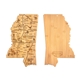 aerial view a mississippi u.s. destination bamboo cutting and serving boards, image 1 of 2