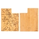 aerial view a utah u.s. destination bamboo cutting and serving boards, image 1 of 2