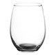 a black liquid lunch 15 oz stemless wine glasses