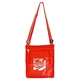 aerial view a red seattle clear crossbody bag, image 1 of 2