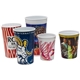 a group of 16 oz classic smooth walled plastic stadium cup